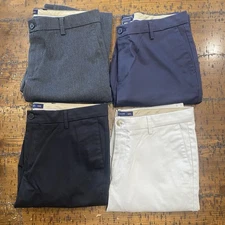 Dockers Signature Khaki Pants Men’s 36 X 30 Slim Fit Flex Comfort Lot Of 4 Pair