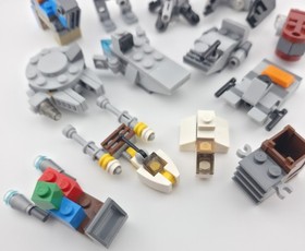 LEGO 2017 Star Wars Advent Calendar 75184 Lot of 13 Mini Ships & Micro Builds!!