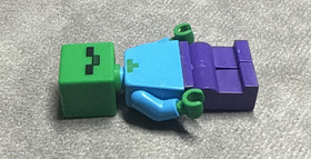 LEGO Minecraft Zombie Minifigure -Authentic Minifig Green Zombie C16-3 