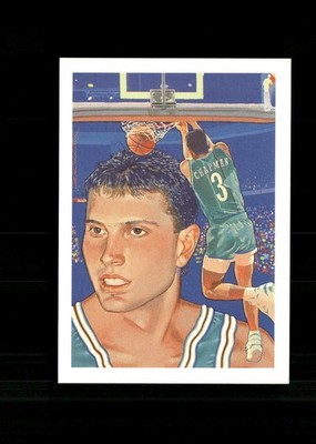 1990-91 NBA Hoops - Art Card Team Checklist Rex Chapman #357