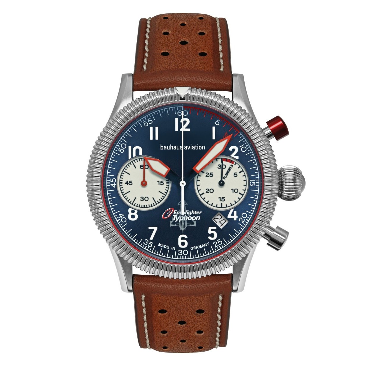Bauhaus Aviation 2518-3 Eurofighter Automatic Sellita SW510 Chronograph ...
