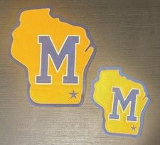 Retro Milwaukee Brewers Iron On High Quality Patches