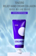 TENZERO Hand & Nail Cream – Collagen Moisturizing Care, Made in Korea.