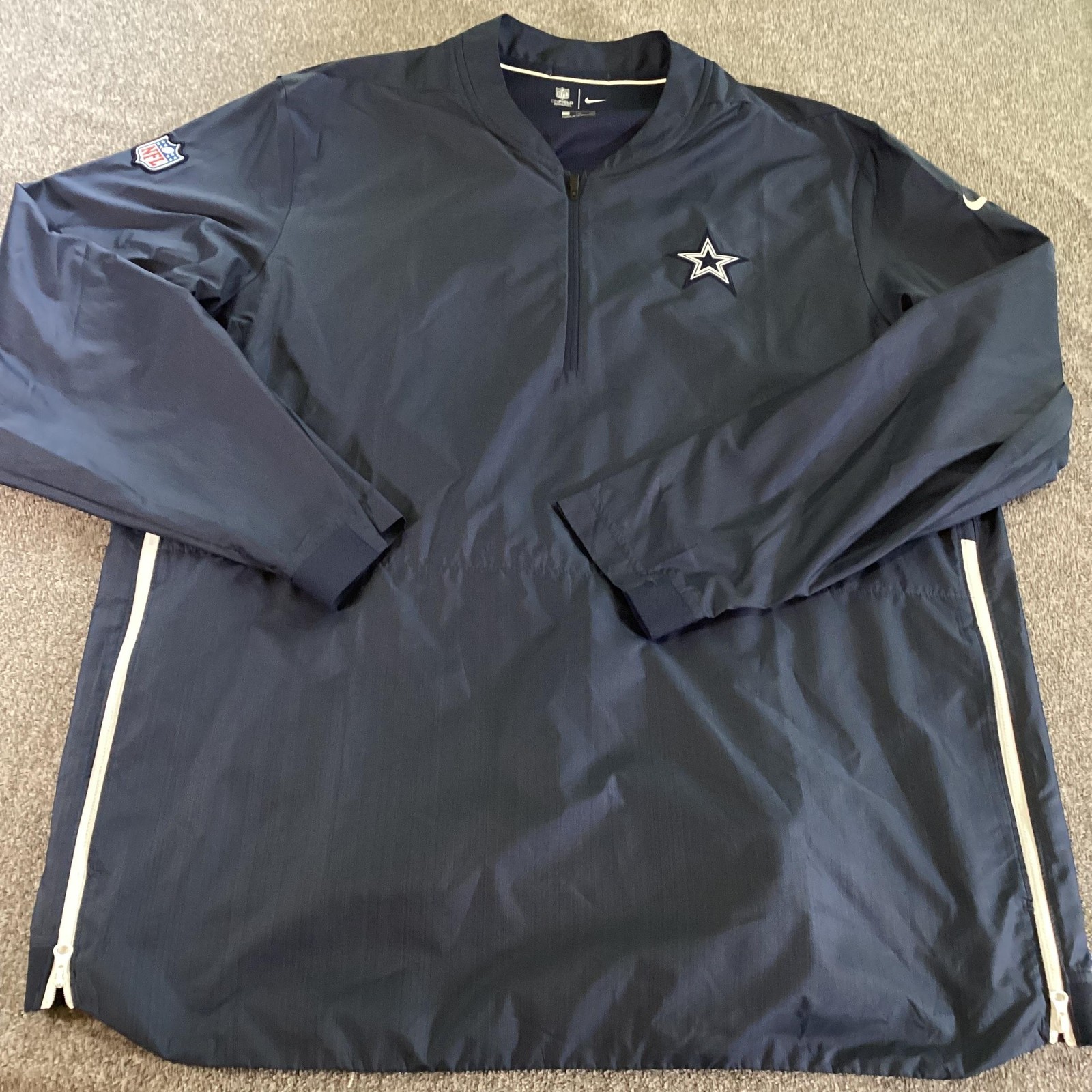 SACAI X NIKE Dallas Cowboys Giacca Uomo 2XL NFL Calcio Nike Onfield Giacca a Vento Pullover