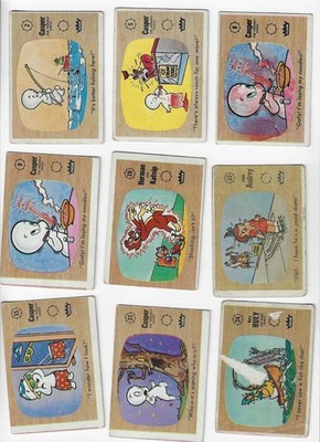 1960 -- CASPER -- The friendly Ghost -- 22 Cards  --Fleer