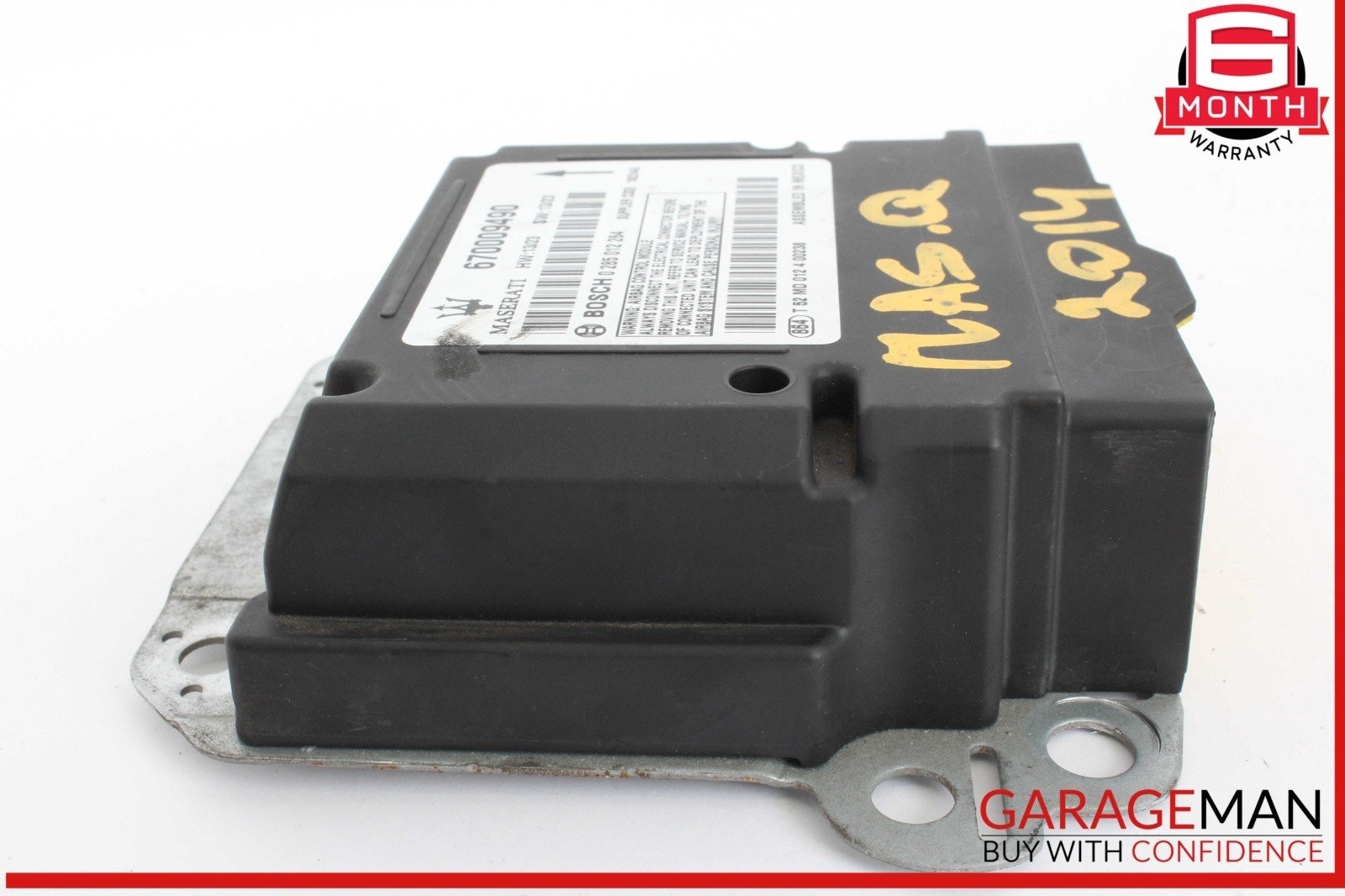 14-17 Maserati Quattroporte M156 Restraint Sensor Control Module Unit 670009490