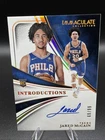 Jared McCain 2024-25 Panini Immaculate #RI-JAR On Card Auto Rookie RC 69/99