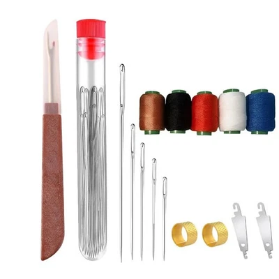 For Craft 36 Piece Sewing Tool Set with Multi-Color Thread Portable Kit New - Image 1 of 4