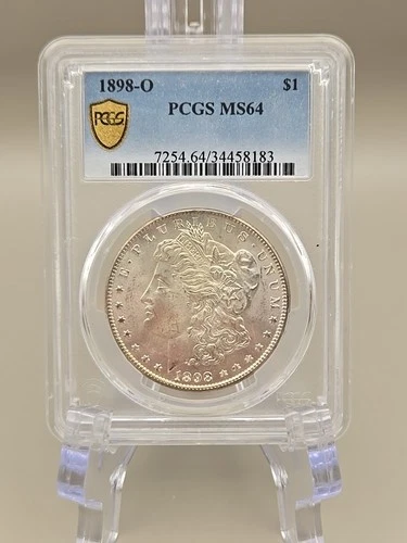 1898-O Morgan Silver Dollar $1 - PCGS MS64