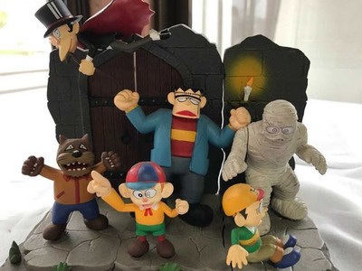 Figuren KAIBUTSU KUN MONSTERPRINZ Full Set Diorama Furuta Japan
