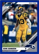 2019 Donruss Press Proof Blue #144 John Johnson III - FB