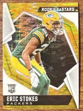 2021 Panini Eric Stokes RC #'d /15 Gold Pulsar Prizm Rookies & Stars #155 SP