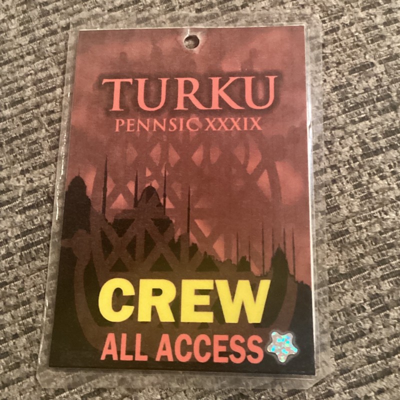 TURKU PENNSIC XXXIX All Access Crew Pass