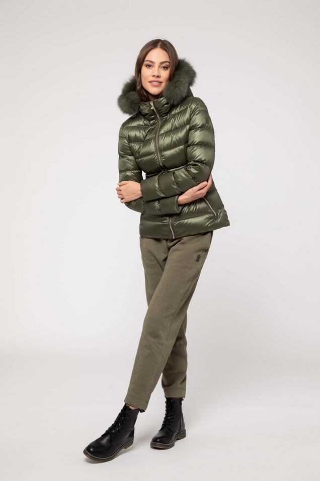 GIUBBINO DONNA CIESSE PIUMINI KRIZIA 224CPWJ02514 P8E10D VERDE