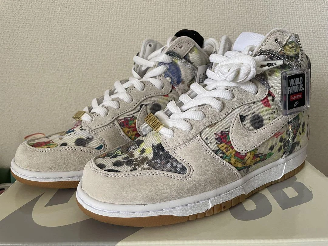 Supreme x Nike SB Dunk High Rammellzee FD8779-100