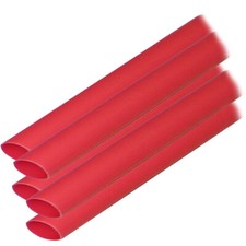 Ancor Adhesive Lined Heat Shrink Tubing ALT - 3/8" x 12" - 5-Pack - Red
