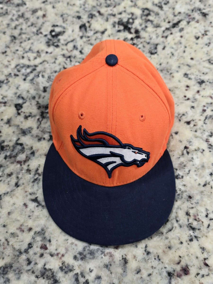 帽子 [0] DENVER BRONCOS AUTHENTIC 7 3/8 Denver Broncos NFL Football Fitted Size 7 3/8 Hat Baseball