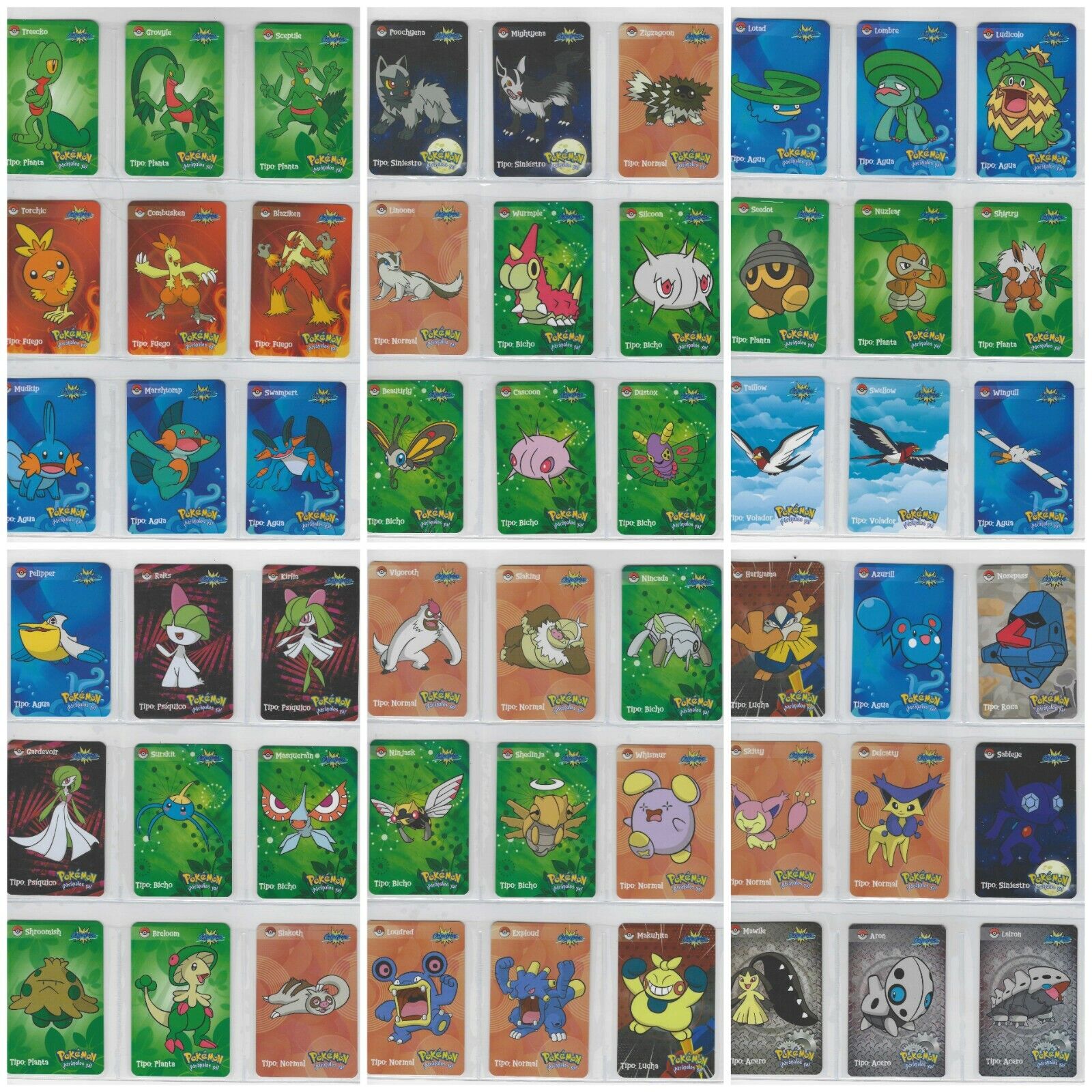 Pokemon TCG 135 Card Lot Hoenn Region Complete Pokedex #252-386 Set