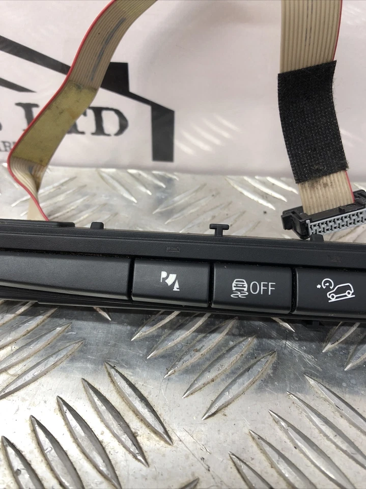 GENUINE 2012 BMW X6 E71 CENTER CONSOLE SWITCHES PANEL 9202037 BLACK - Image 3 of 4