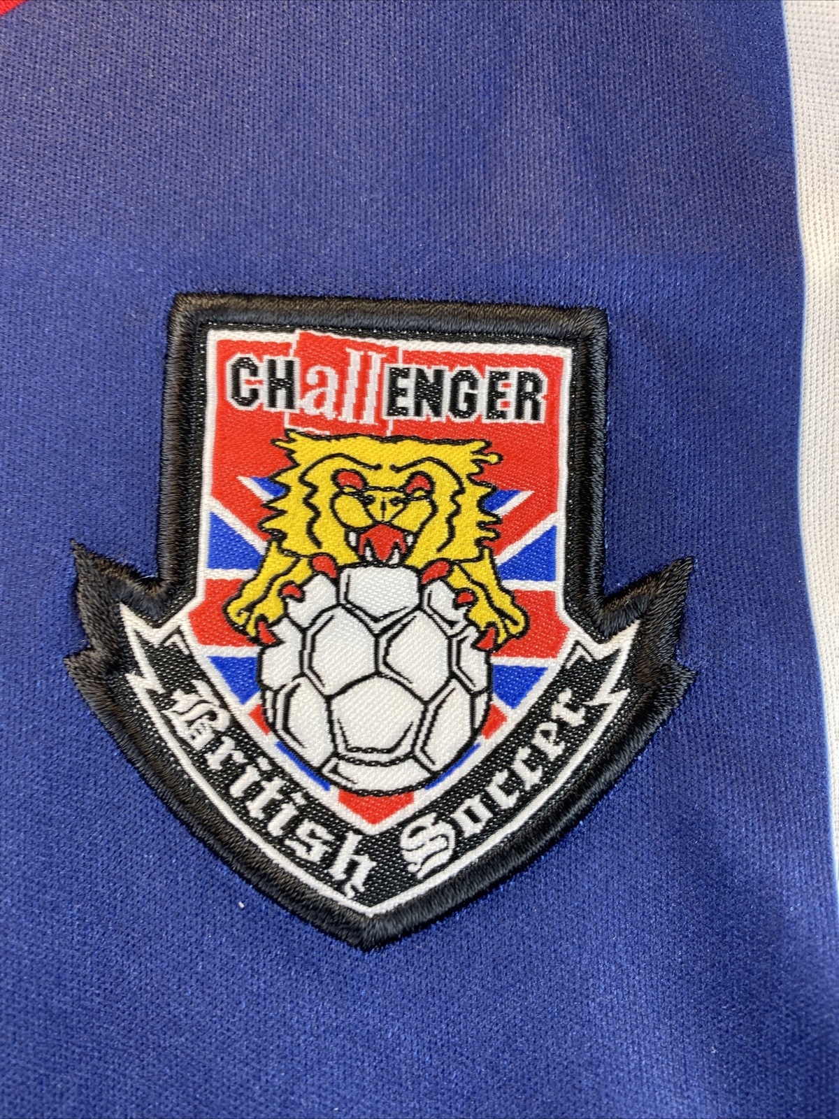 Challenger British Soccer Jersey YOUTH medium / 9033 Gem