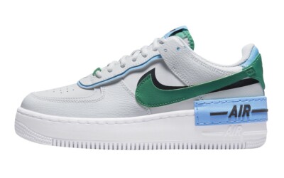 Nike W AF1 Shadow Photon Dust/Malachate-Black Size 6.5 NWB