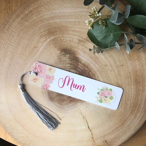 Personalised Bookmark Metal Name Book mark Mothers day Birthday Bridesmaid Gift