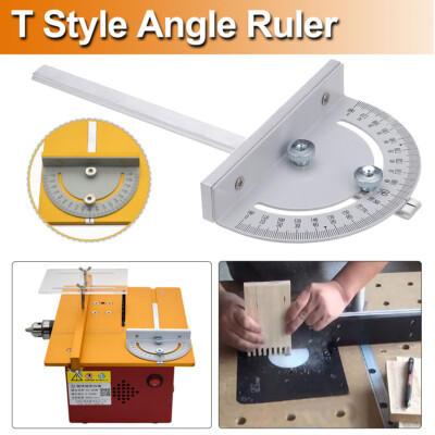 T style Angle Ruler Mini Table Saw Circular Miter Gauge DIY Woodworking Machines