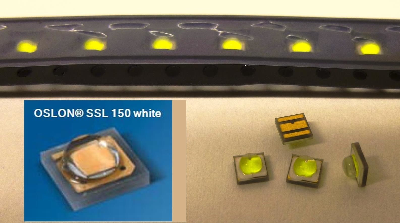 LED OSLON SSL150 Royal Blue Osram 3W - 455nm, Haute Puissance, Angle 150°, étoile Incluse