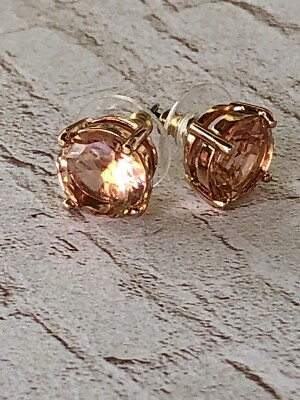 Kate Spade New York Earrings Rise and Shine Crystal Stud Rose