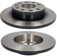 2x Brake Disc Brake Rear Brake for Audi A3 Skoda Octavia VW Golf