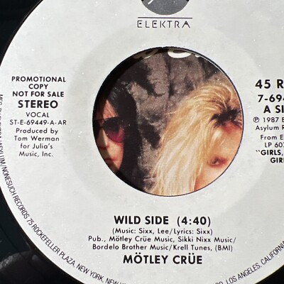 レア／Mötley Crüe Wild Side EP レコード レア／Mötley Crüe Wild Side EP レコード レア／Mötley Crüe