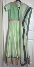 FLASH SALE!! Pakistani Indian Designer Salwar Kameez Green Party Wear Dress