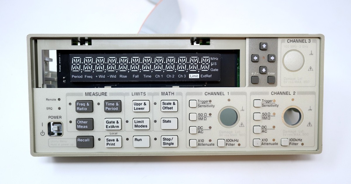 HP / Agilent 53131A / 53132A VFD Display Replacement. LED