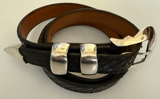 CHACON BELT BRUCE ERIKSON STERLING SILVER /VINTAGE 1986