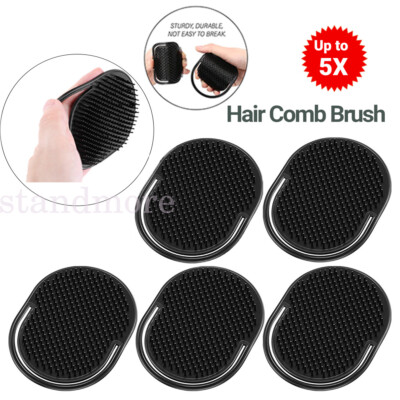 1-5x Taschen Haarkamm Bürste Männer Bart Schnurrbart Handfläche Kopfhaut Massage Shampoo Reise