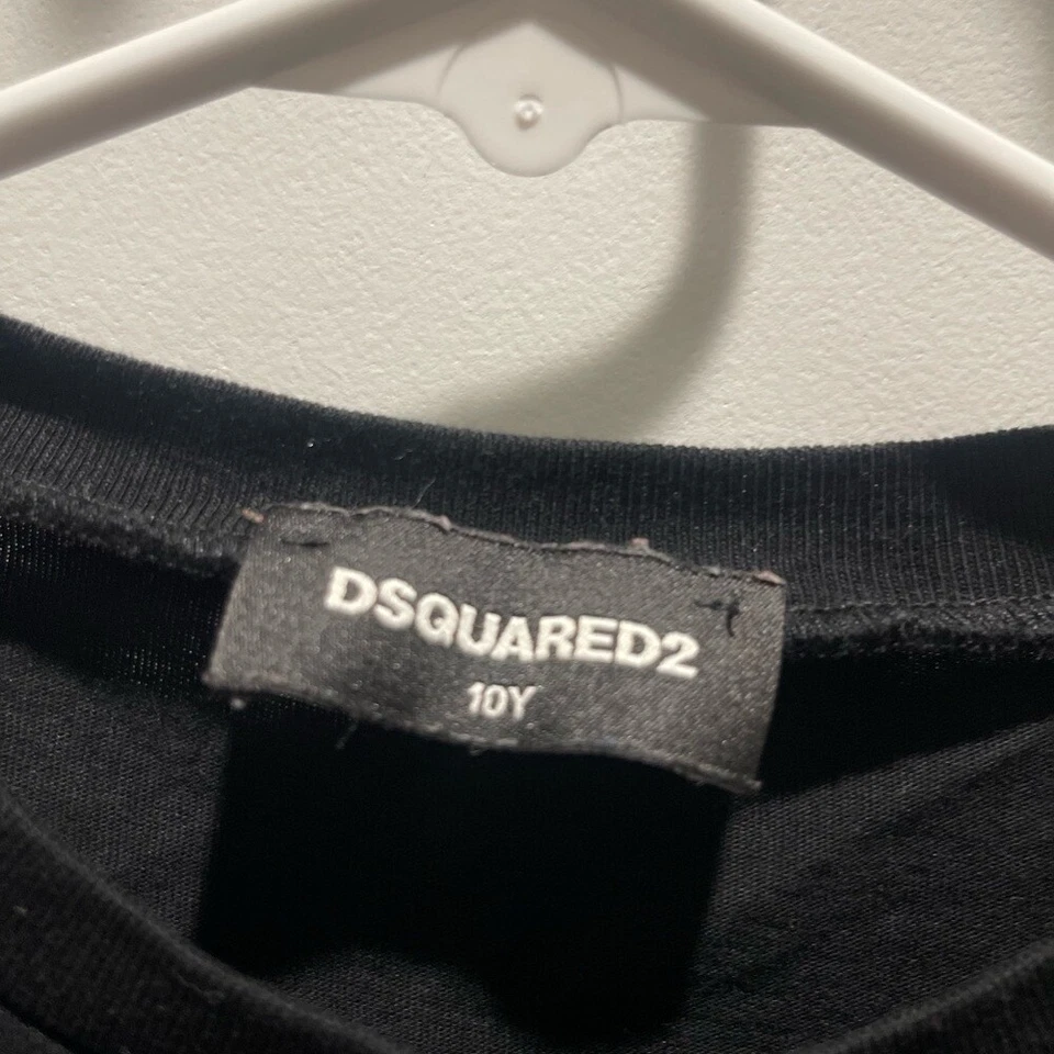 Dsquared2 прекрасные дети девочек футболка топ 10Y - Изображение 3 из 4