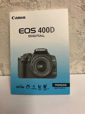 CANON EOS 400D Digital Betriebsanleitung Mode D Emploi Francais Französisch