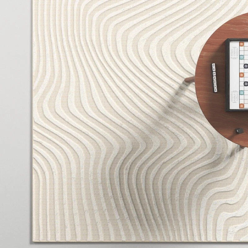 Alfombras patrón segura | Alfombra de lana | Alfombra acolchada a mano | Alfombra de área | Alfombras de diseño Foto 3 de 4