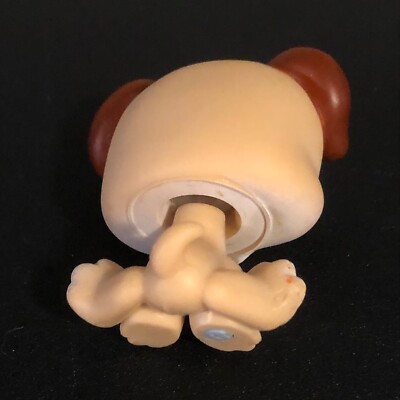 Figurine Littlest Pet Shop LPS #143 - Chien Chiot, Occasion, Marque Hasbro