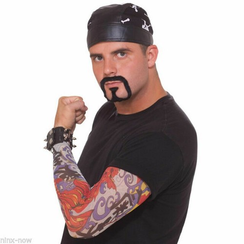 1980S PARRUCCA MULLET Costume Nero 80s 80's Mullett Parrucca W EUR 15 - Foto 3