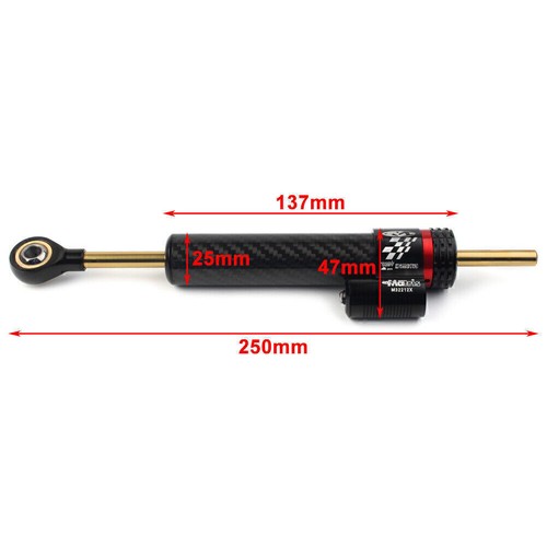 For Yamaha Honda MV Agusta Motorcycle Universal Steering Damper Stabilizer 250MM - Picture 4 of 8