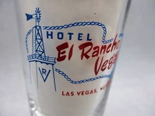 El Rancho Vegas Casino Las Vegas Nevada Drinking Glass Tumbler