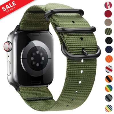 Nylon Watch Band For Apple Watch Strap Ultra 49mm Series 10