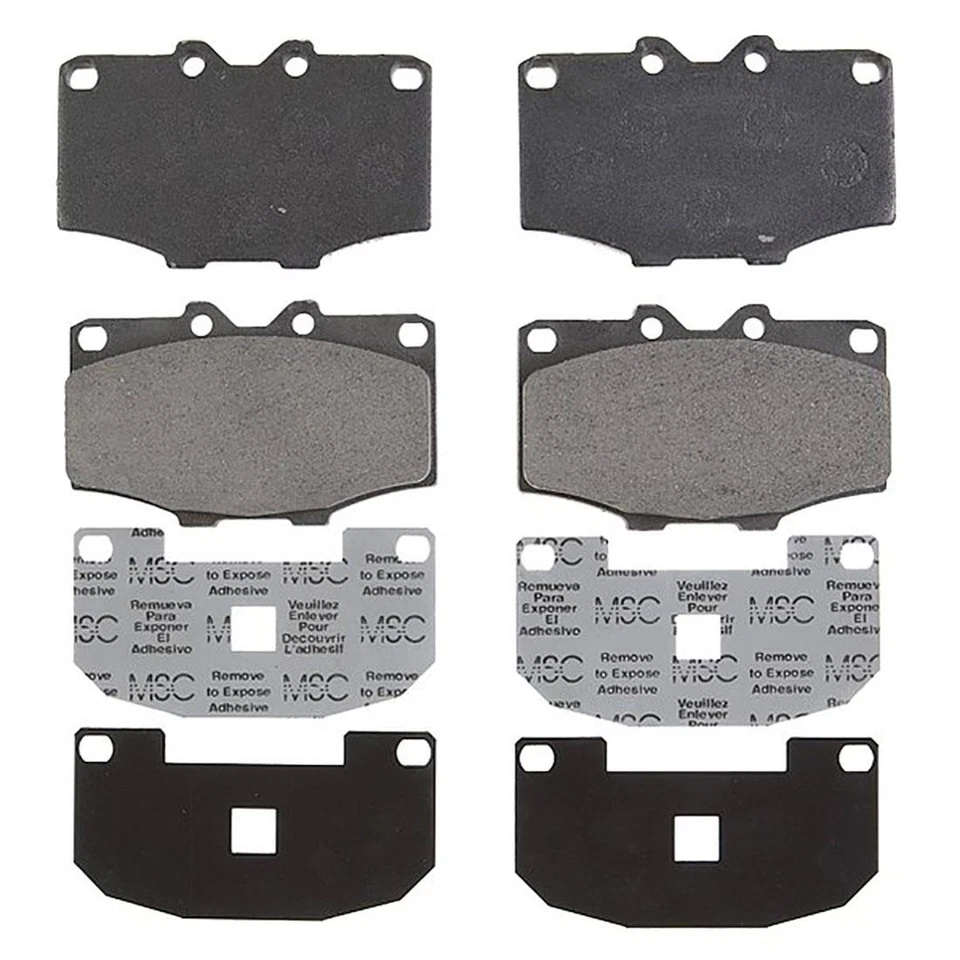 Juego de pastillas de freno de disco delanteras traseras + zapata de freno de tambor para Toyota 4Runner 1987 1988 Foto 3 de 4