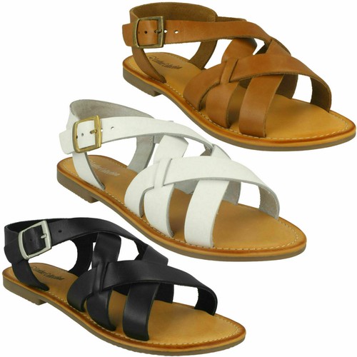 Sandales Russell & Bromley Cuir Noir - Talon Bloc 5-7.5 Cm - UK 5 - Fabriquées En Espagne