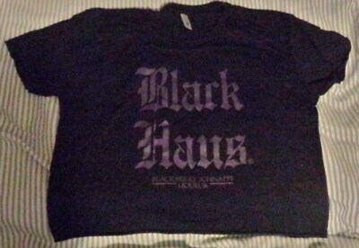 Black Haus Liqueur - Ladies Shirt - Belly Shirt - Crop Top - Black...Medium..NEW