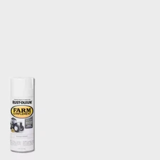 RUST OLEUM White Spray Paint (6-Pack) 12 oz.Farm and Implement Gloss Home Garden