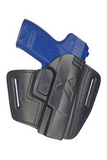 U5 100% Leder Holster f&uuml;r Heckler&Koch USP Compact HK P10 schwarz VlaMiTex