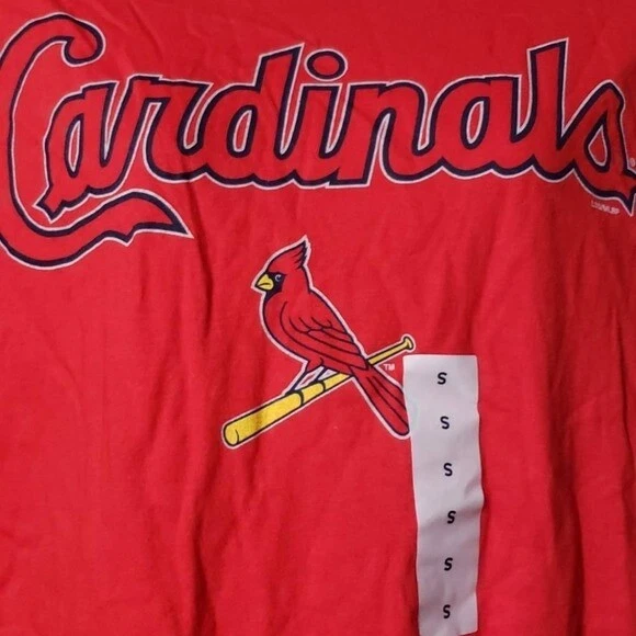 Camiseta roja manga corta de los Cardenales de San Luis para hombre - talla pequeña Foto 4 de 4