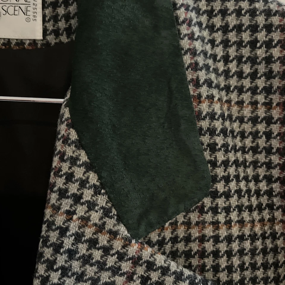 Blazer pata de gallo vintage International Scene Foto 4 de 4